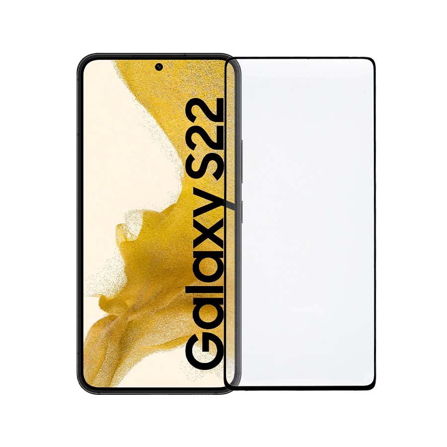 Cristal Templado Completo con Desbloqueo de Huella para Samsung Galaxy S22 Ultra