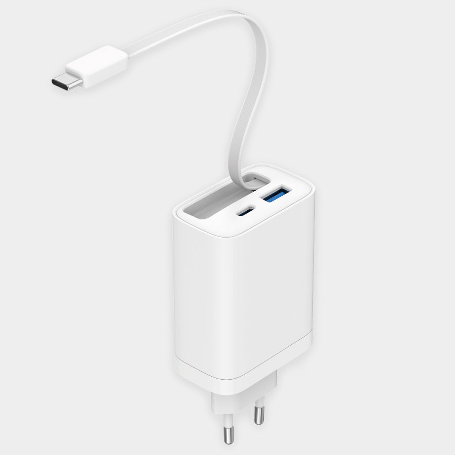 Cargador - Enchufe con Cable Incorporado - 30W