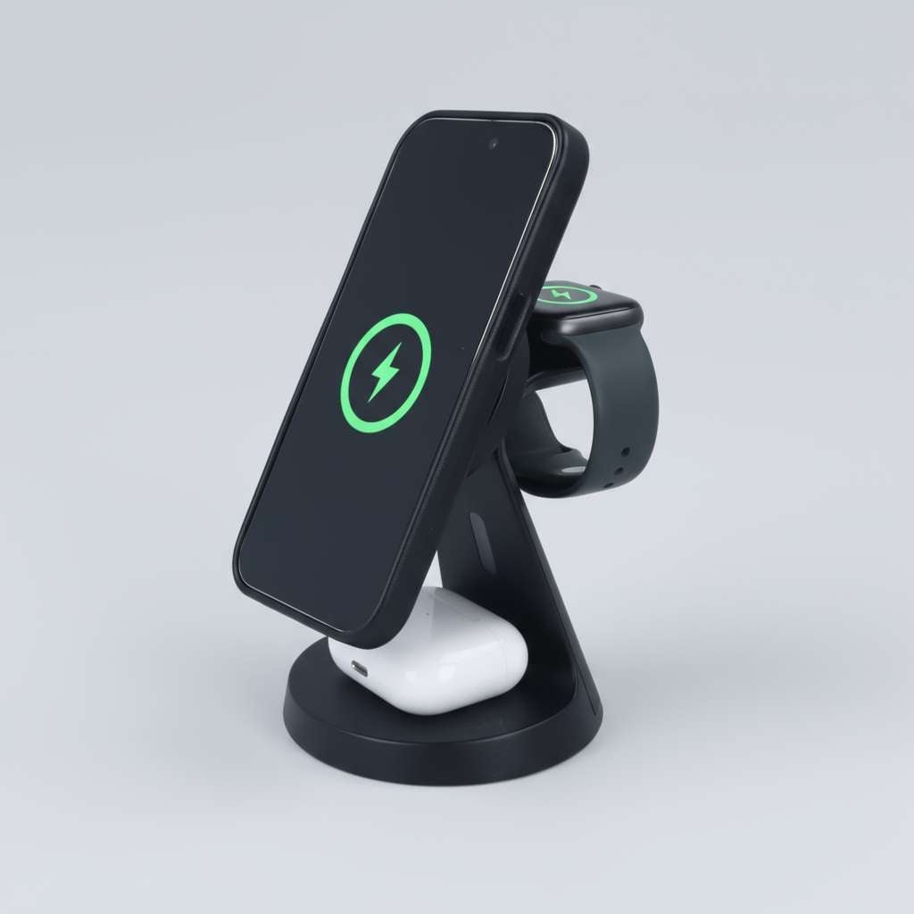 Base de Carga Inalámbrica compatible con Magsafe - Base de Carga Total Compatible con MagSafe